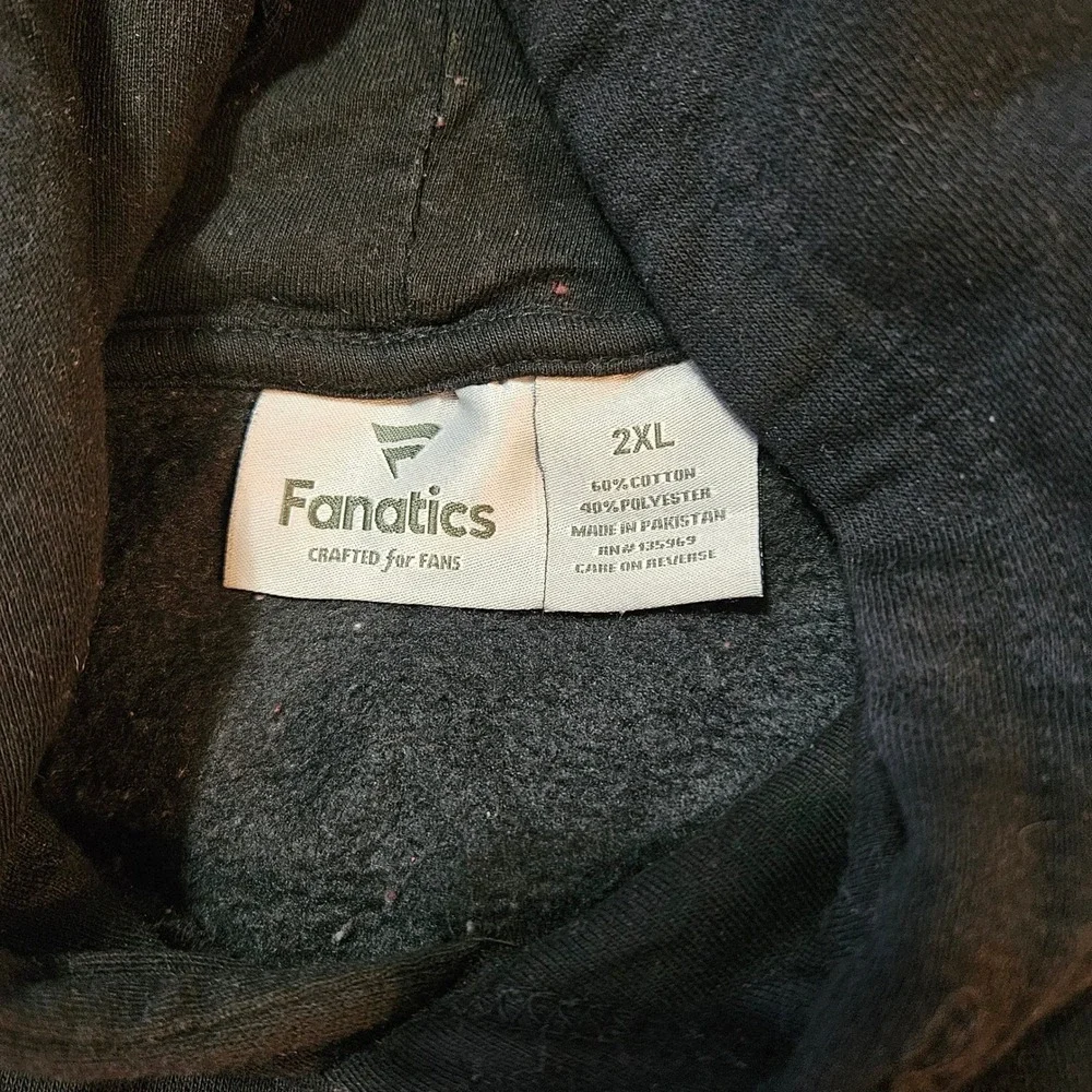 Fanatics Toronto Raptors Colorblock Hoodie Mens 2XL‎ Black Red White Basketball - Picture 2 of 8